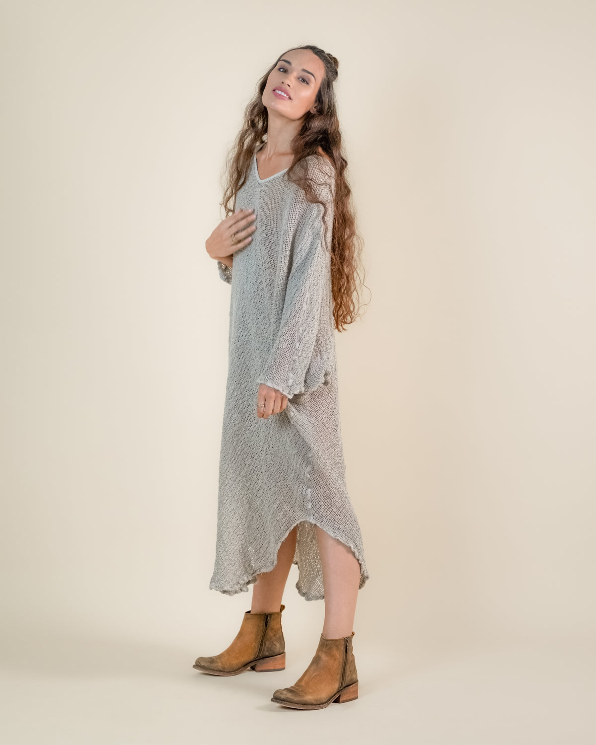 Vestito Fausta Campagna Naturale VESTITO FAUSTA campagna 12 Bottega Di Brunella
