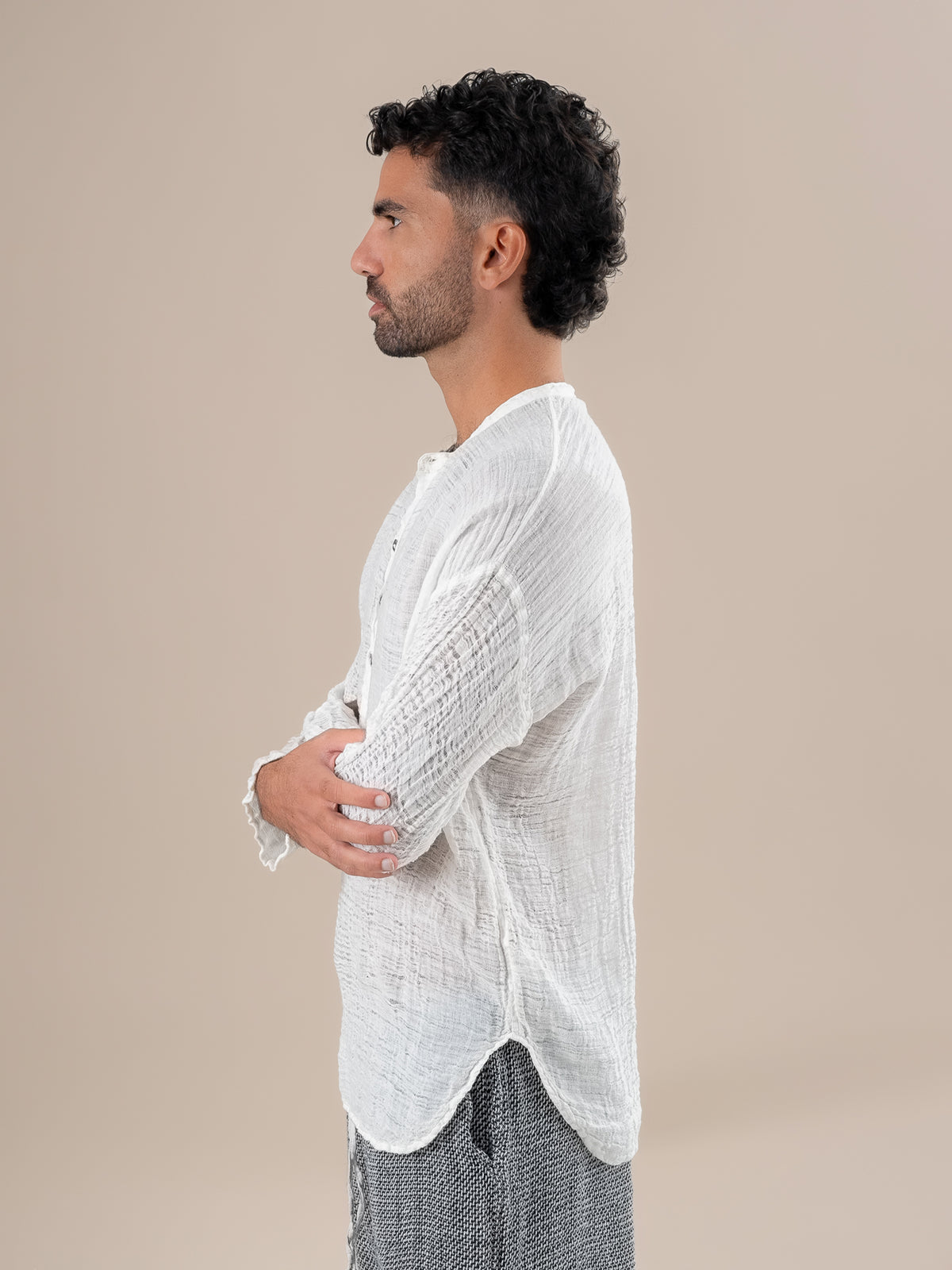 Camicia Serafino Garzata Latte CAMICIA SERAFINO garzata 33 Bottega Di Brunella