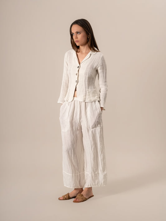 Pantalone Ragù Battista Latte PANTALONE RAGU battista 33 Bottega Di Brunella 