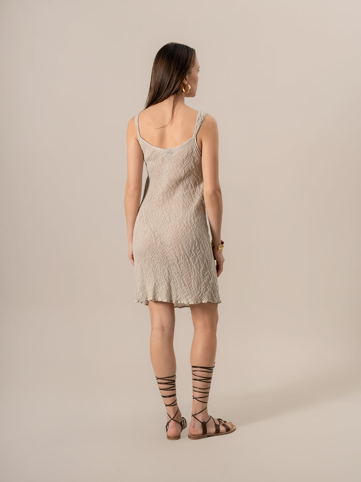 Vestito Sottoveste Mini Garzata Naturale SOTTOVESTE MINI garzata 12 Bottega Di Brunella 