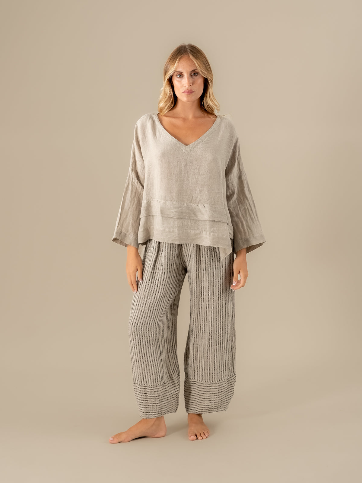 Camicia Iside Battista Naturale CAMICIA ISIDE battista 12 Bottega Di Brunella 