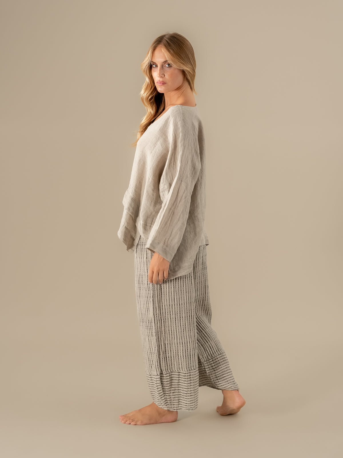 Camicia Iside Battista Naturale CAMICIA ISIDE battista 12 Bottega Di Brunella 