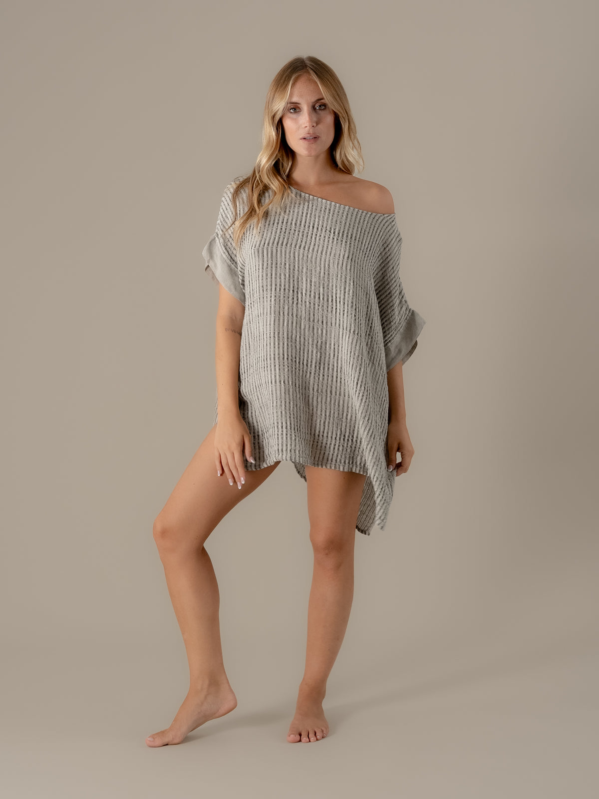 Camicia Pneuma Nilo Naturale CAMICIA PNEUMA nilo 12 Bottega Di Brunella 