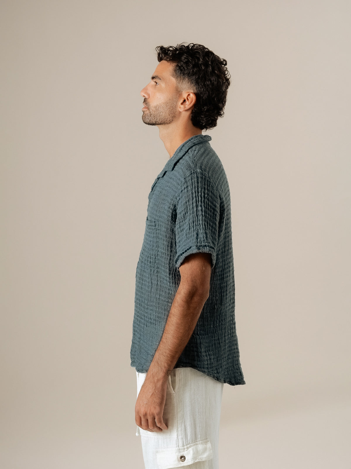 Camicia Colombia Garza Uffizi Blu24 CAMICIA COLOMBIA garza uffizi 280 Bottega Di Brunella 