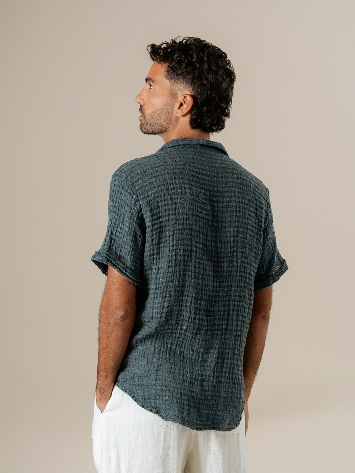 Camicia Colombia Garza Uffizi Blu24 CAMICIA COLOMBIA garza uffizi 280 Bottega Di Brunella 