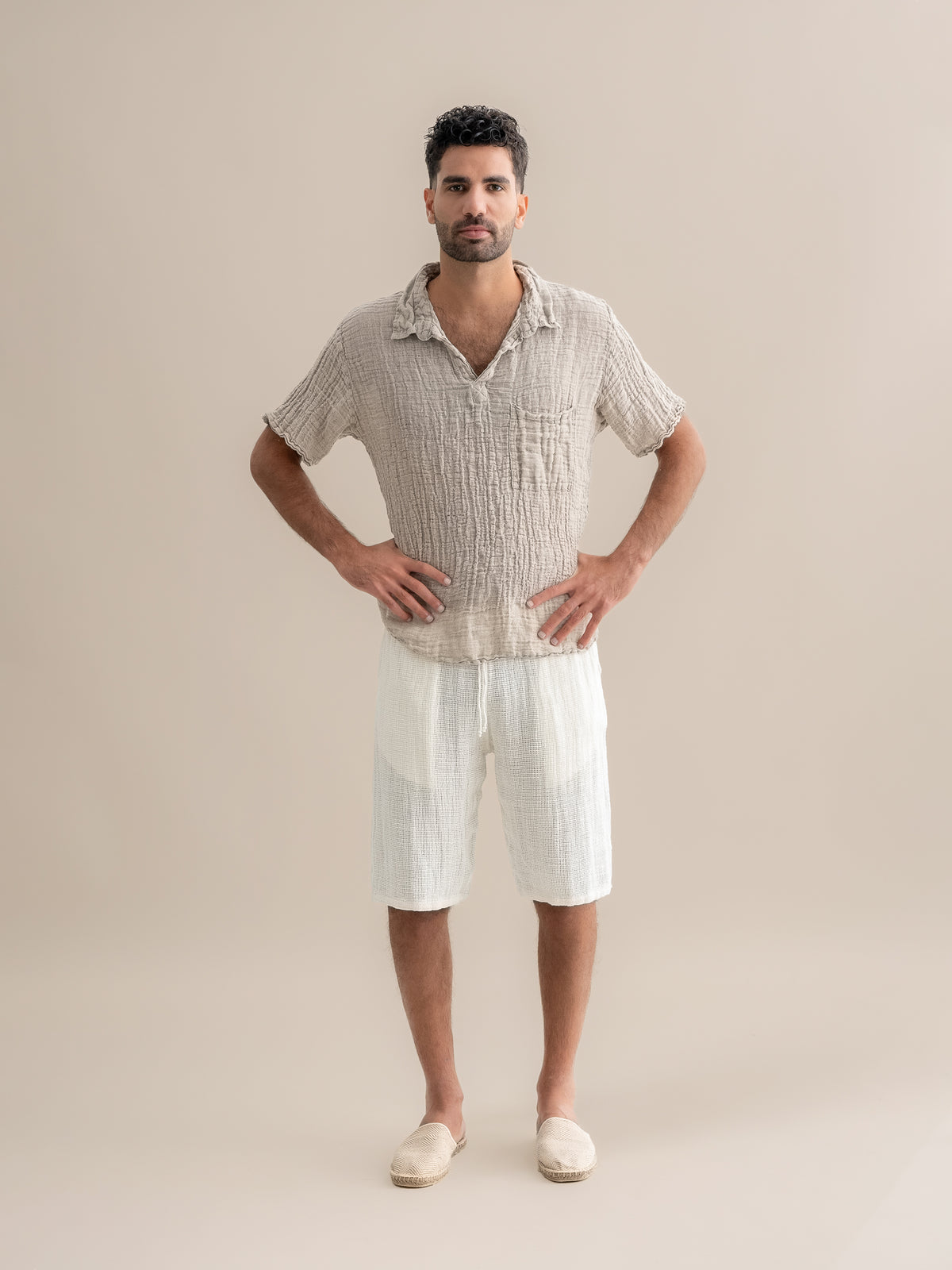 Camicia Colombia Garzata Naturale CAMICIA COLOMBIA garzata 12 Bottega Di Brunella 
