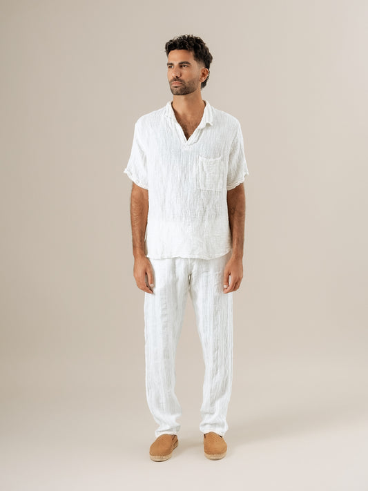 Camicia Colombia Jeep Latte CAMICIA COLOMBIA JEEP 33 Bottega Di Brunella 