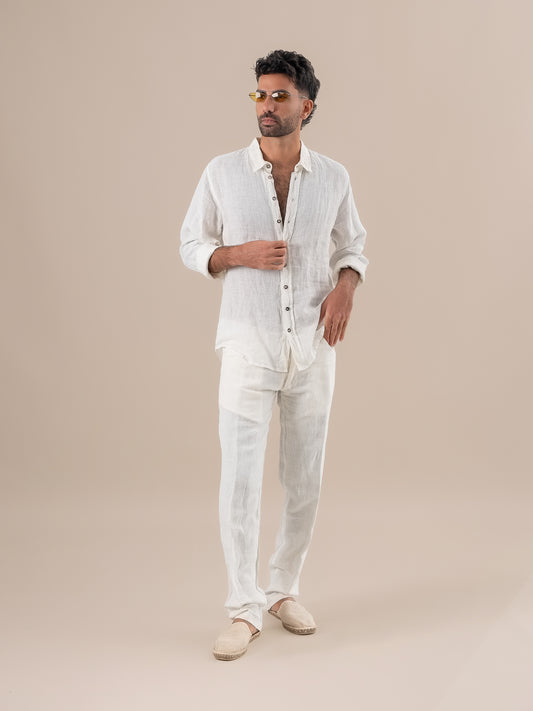 Camicia Franco Battista Latte CAMICIA FRANCO battista 33 Bottega Di Brunella 