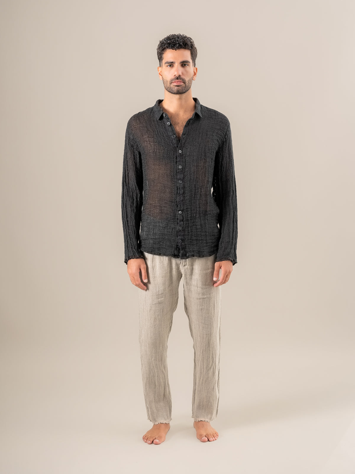 Camicia Ischia Ag Nero CAMICIA ISCHIA ag 0 Bottega Di Brunella 