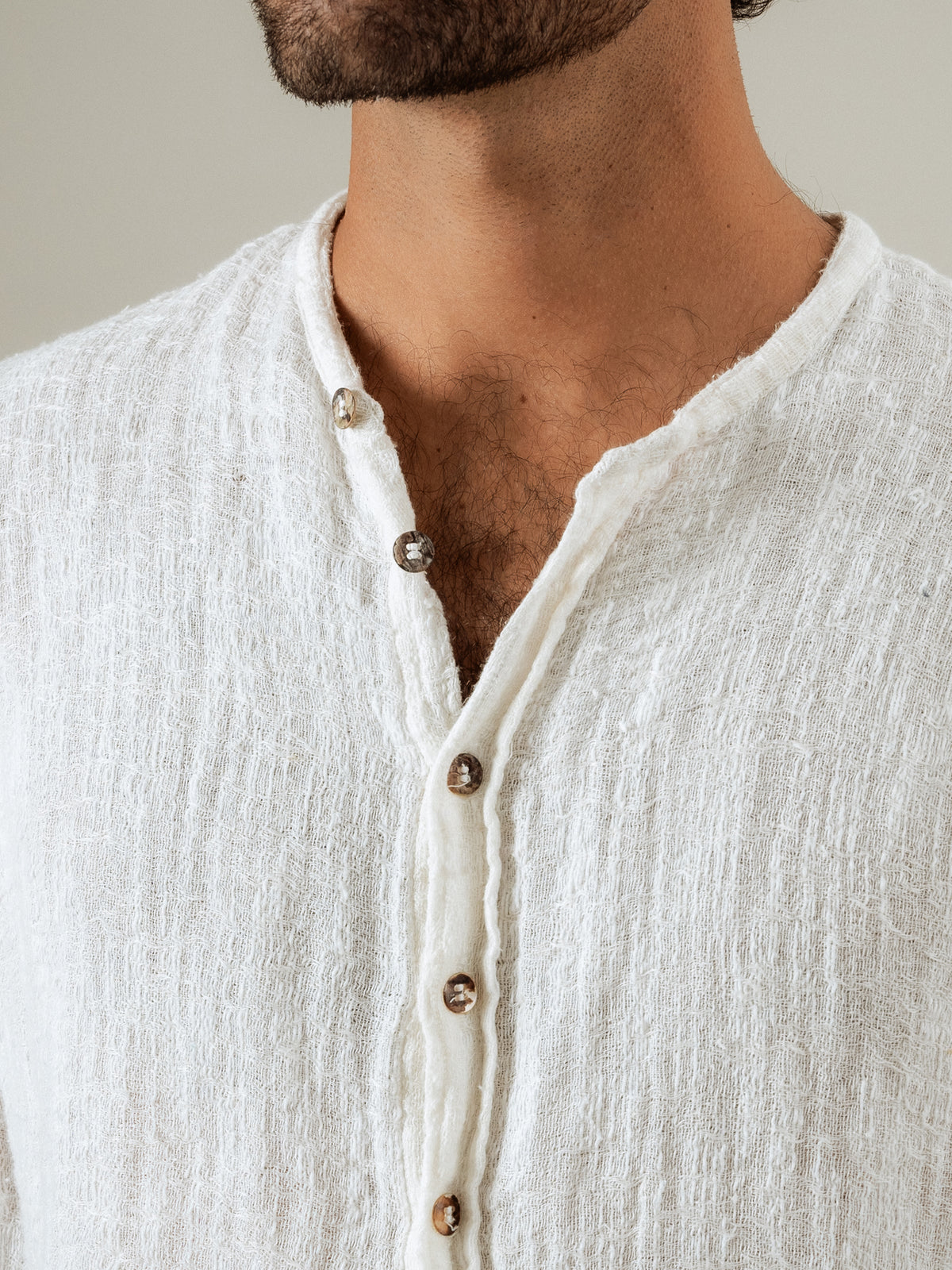 Camicia Marco Jeep Latte CAMICIA MARCO jeep 33 Bottega Di Brunella 