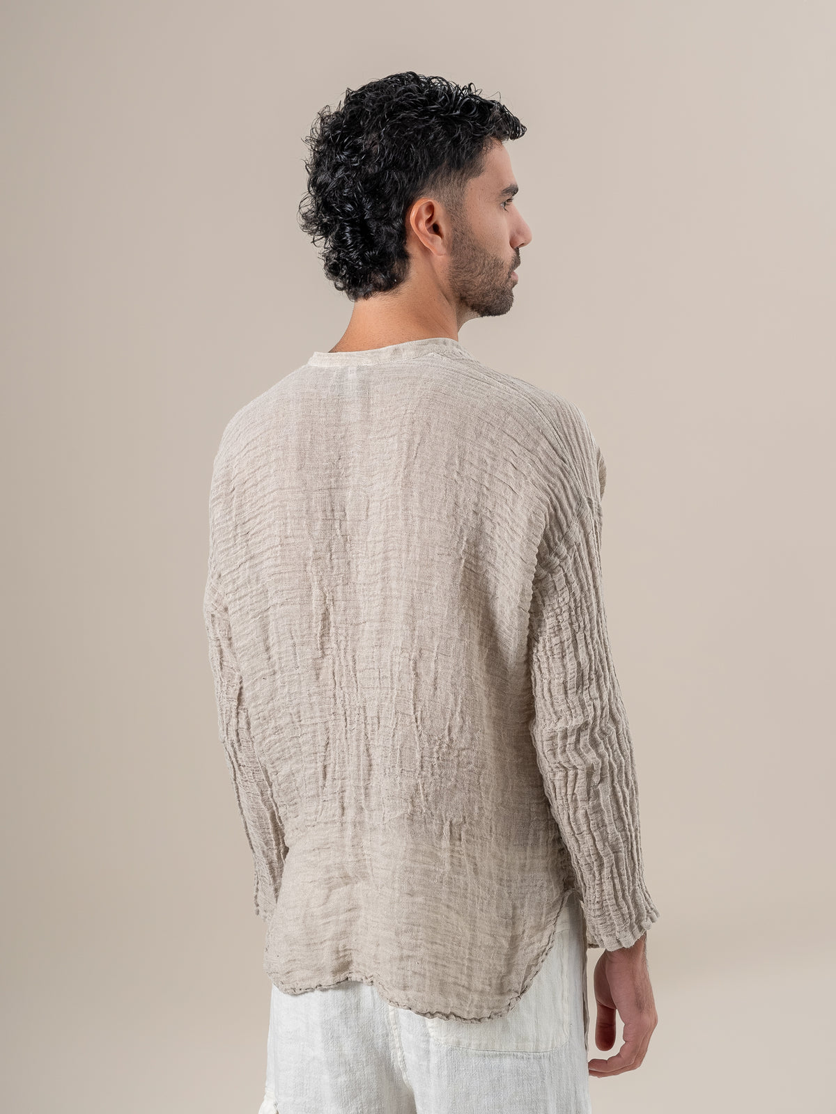 Camicia Normandy Garzata Naturale CAMICIA NORMANDY garzata 12 Bottega Di Brunella 