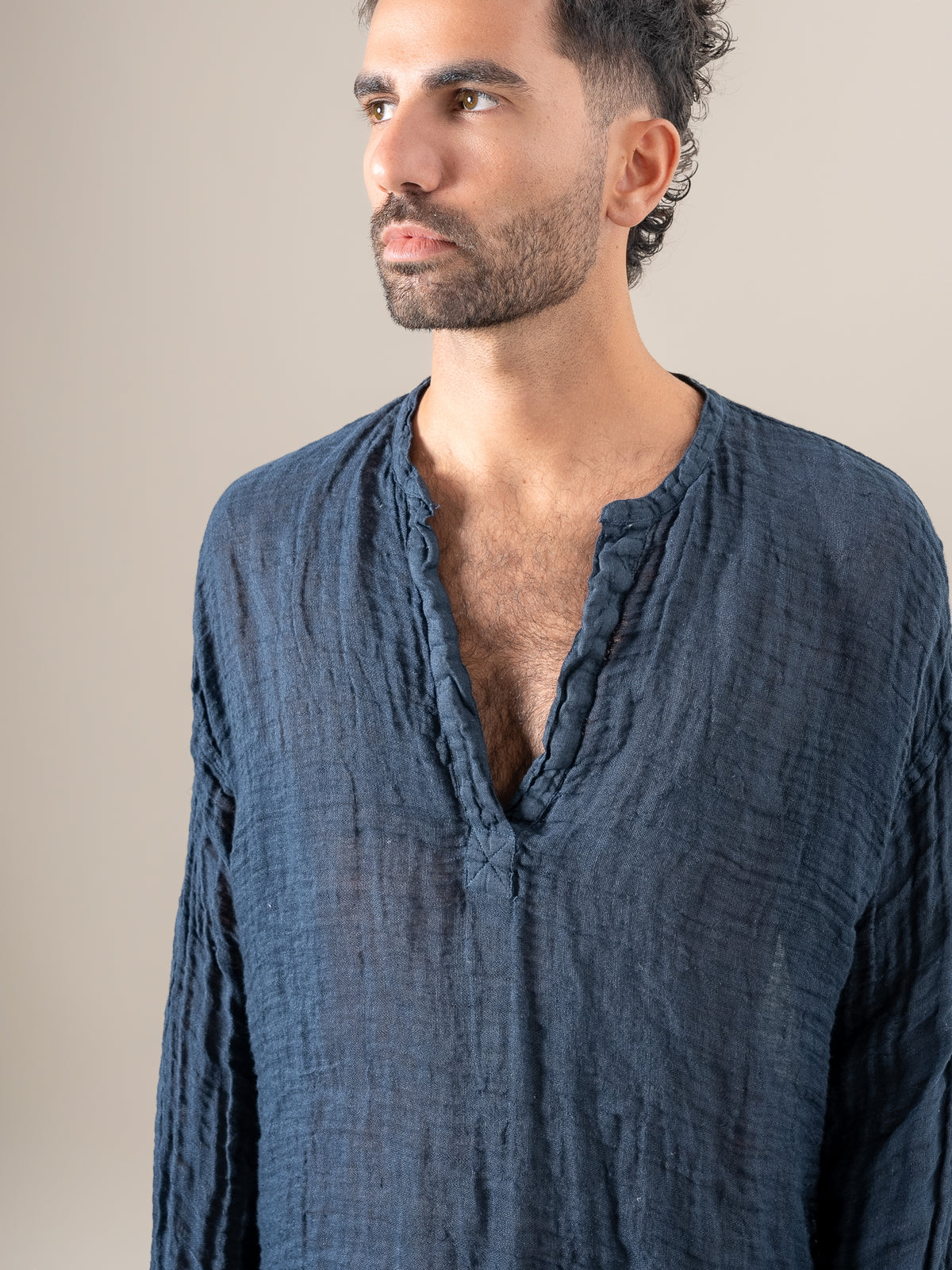 Camicia Normandy Garzata Borragine CAMICIA NORMANDY garzata 265 Bottega Di Brunella 