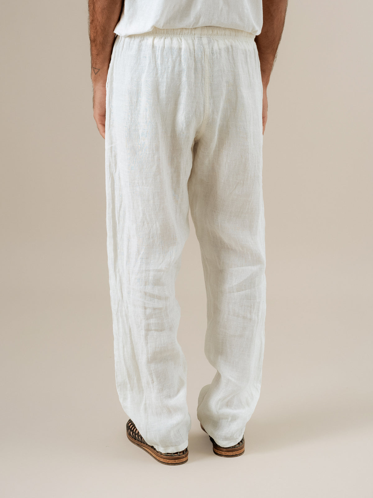 Pantaloni Amalfi Battista Latte PANTALONE AMALFI battista 33 Bottega Di Brunella 