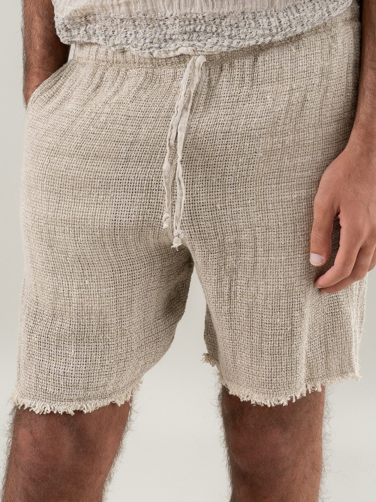 Shorts Amalfi Aida Naturale SHORTS AMALFI aida 12 Bottega Di Brunella 