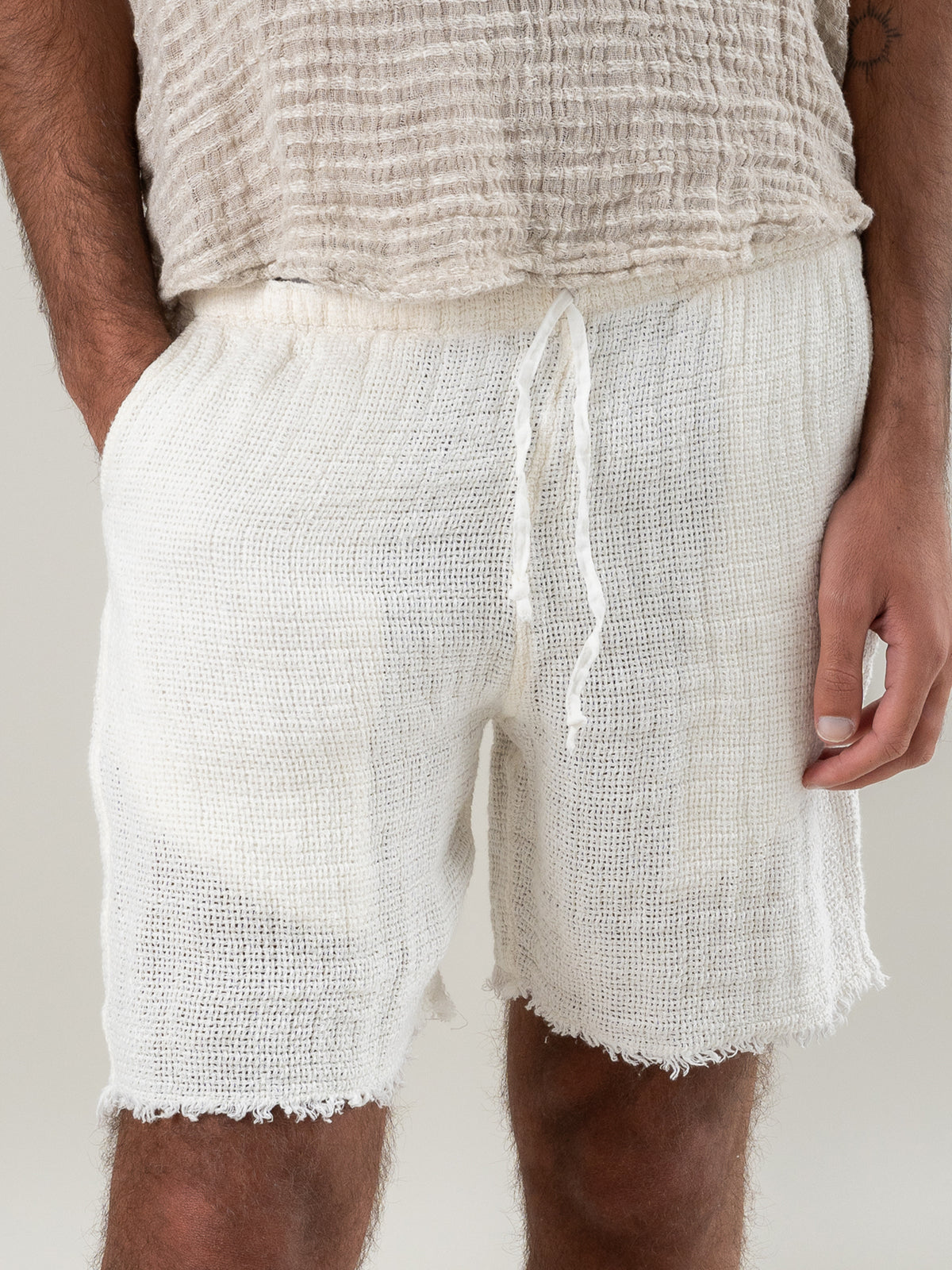 Shorts Amalfi Aida Latte SHORTS AMALFI aida 33 Bottega Di Brunella 